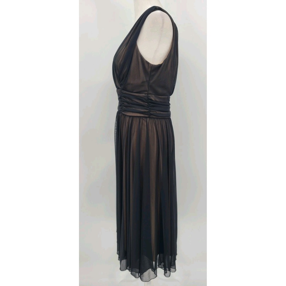 Y2K Whimsigoth Wrap Dress 8 Sheer Witchy Vamp Victorian Fairygoth - Picture 10 of 13